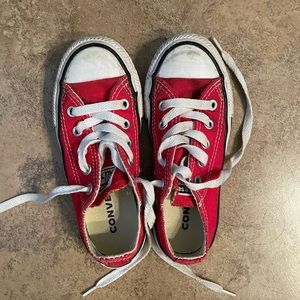 Red Converse Kids size 11